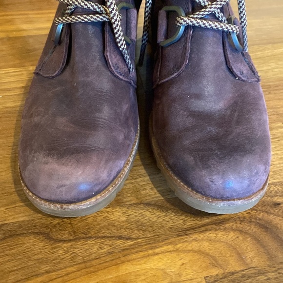 Sorel Cate Laceup boots Burgundy 6.5 - Picture 6 of 9